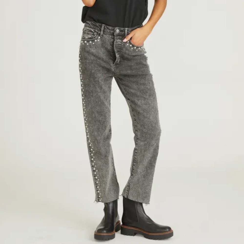 NWT Driftwood Royce X Blizzard High Waist Stud Jeans in size 29